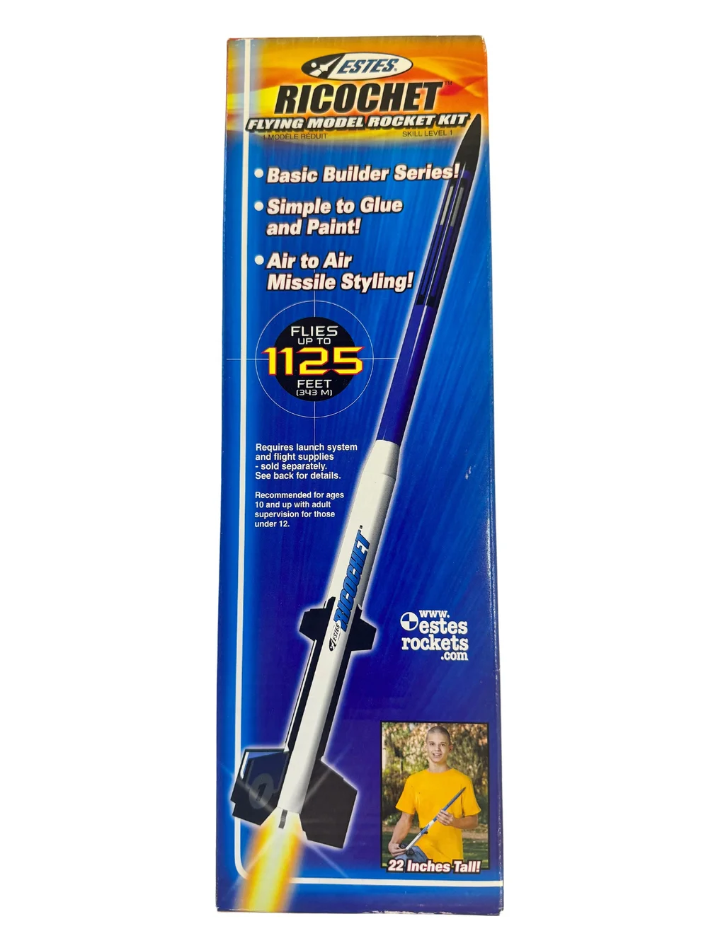 Buy Estes Ricochet Flying Model Rocket Kit - #7208 — Launch Lab
